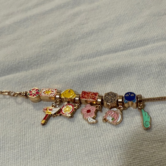 Colorful Charm Bracelet with Cartoon Charms - Picture 3 of 5
